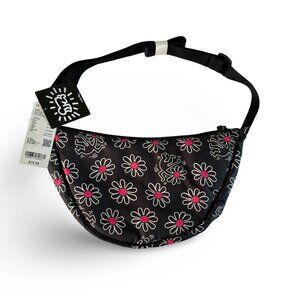 Keith Haring x Uniqlo Round Mini Shoulder Bag Limited Edition Black Graffiti NWT